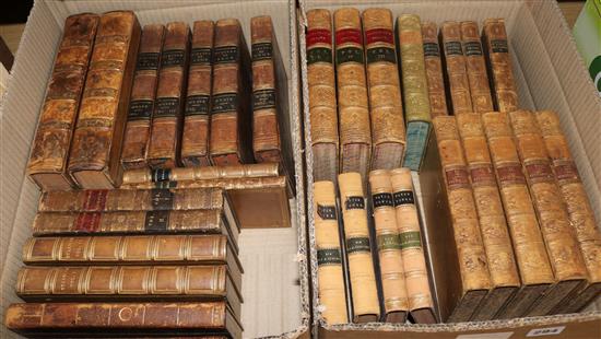 Bindings - 18th and 19th century poetry and general literature, (2 boxes)